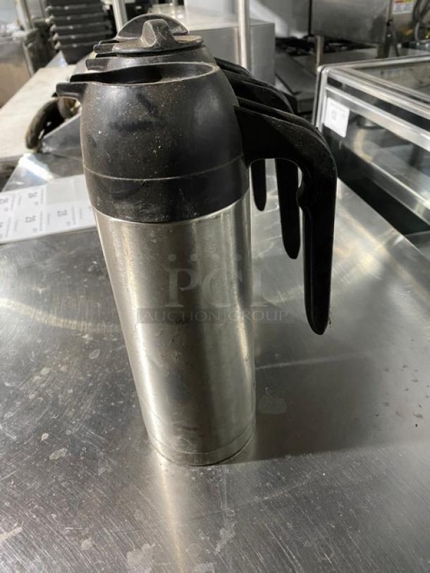 Commercial Stainless Steel Milk/Cream Carafes! 3X Your Bid! - Image 2 of 9