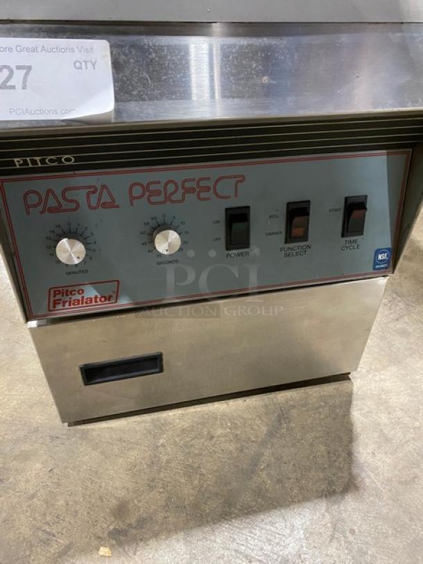 Pitco Pasta Perfect Series Commercial Stainless Steel Electric Powered Countertop Pasta Cooker/Rethermalizer! With Back Splash! Model: GPE14-HH SN: E03JB031345! 208V 1 Phase! - Image 6 of 9