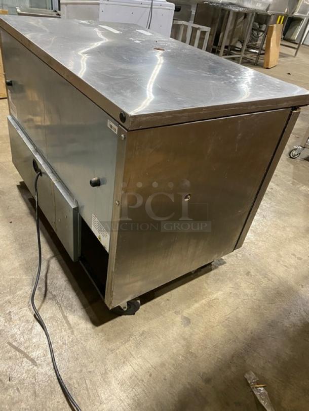 True Commercial Stainless Steel Solid 2 Door Undercounter Refrigerator! Model: TUC-48-HC SN: 9386110! 115V 1 Phase! On Casters! - Image 4 of 9