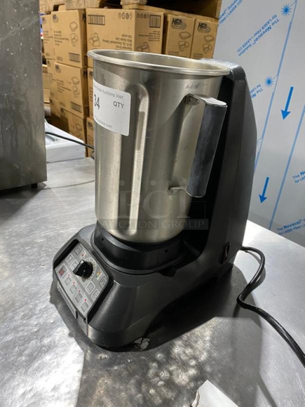 Hamilton Beach Expeditor Series Commercial Stainless Steel Electric Powered Countertop Culinary Blender! With 1 Gal. Stainless Steel Container! Model: HBF1100S SN: G3312DY00011! 120V! - Image 2 of 9