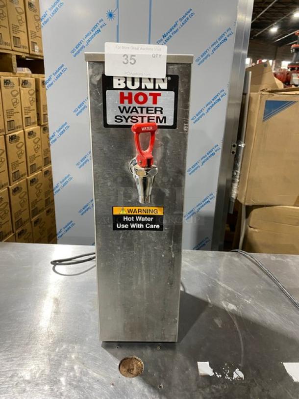 Bunn Commercial Stainless Steel Electric Powered Countertop Hot Water Dispenser! Model: HW2 SN: HW20031932! 120V 1 Phase! - Image 1 of 8