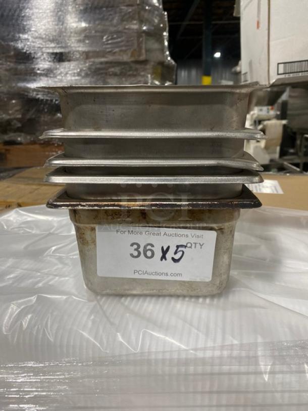 Commercial Stainless Steel Hotel/Steamtable Pans! 5X Your Bid! - Image 1 of 10
