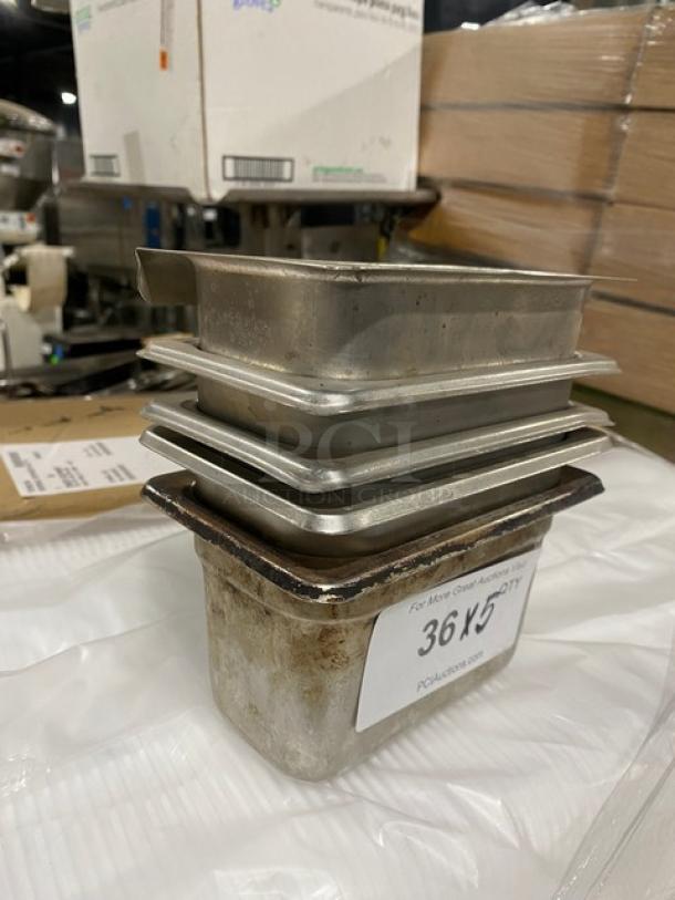 Commercial Stainless Steel Hotel/Steamtable Pans! 5X Your Bid! - Image 3 of 10