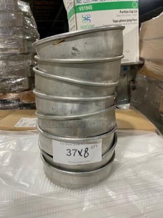 Commercial Round Cake Baking Pans! 8X Your Bid!