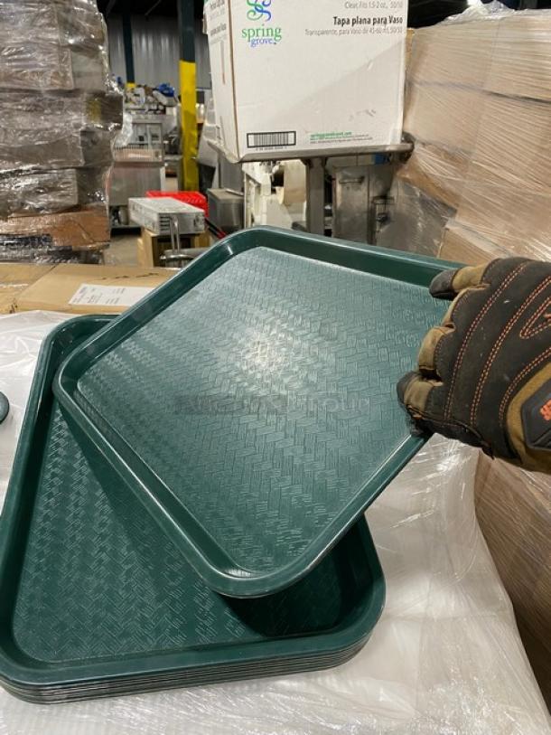 Carlisle Commercial Green Rectangular Food Serving Trays! Model: NCT1216! 9X Your Bid! - Image 5 of 7