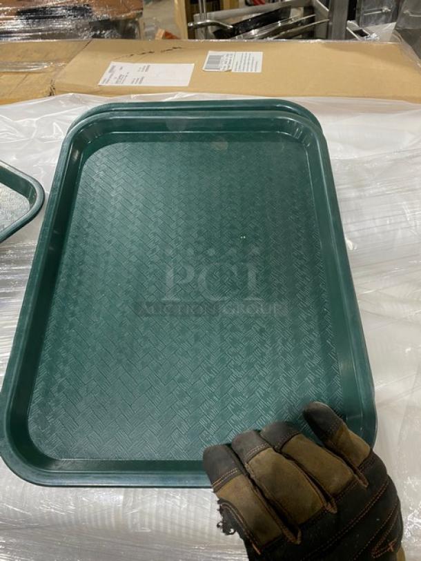 Carlisle Commercial Green Rectangular Food Serving Trays! Model: NCT1216! 9X Your Bid! - Image 6 of 7