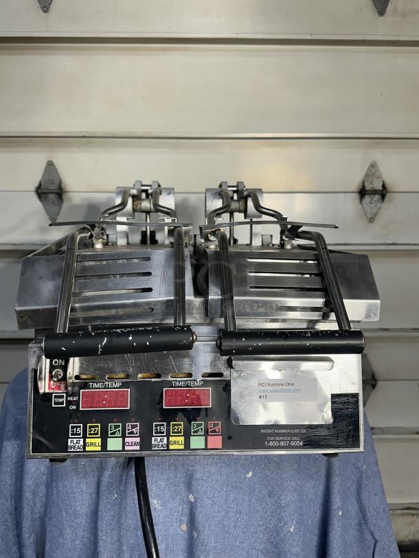 One Pro Max Electric Panini Press Model# GR14 STE 16X24X14 Stainless Steel - Image 1 of 6