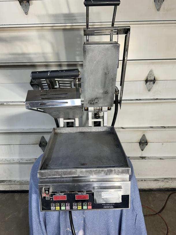 One Pro Max Electric Panini Press Model# GR14 STE 16X24X14 Stainless Steel - Image 2 of 6