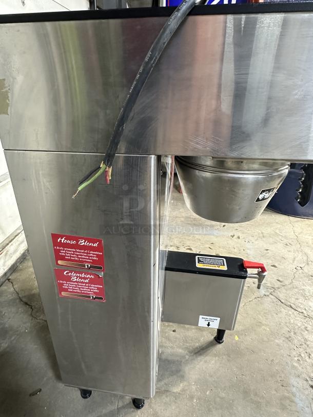 One Bunn Dual Brew Wise Coffee Brewer with Hot Water Dispenser, Model# Dual TF DBC 120/240 Volts 22X21X36 - Image 3 of 4