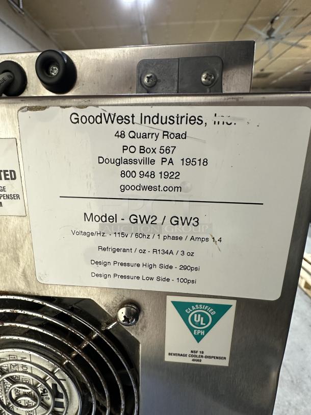 One Good West Industrial Creamer Machine, Model# GW2 / GW3, 115 Volts, powered on when tested. 10X22X24 - Image 3 of 5