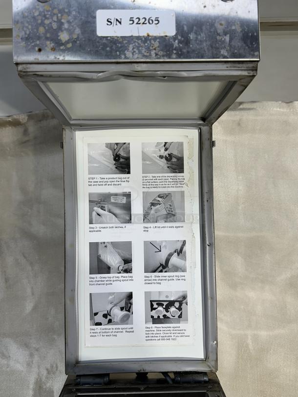 One Good West Industrial Creamer Machine, Model# GW2 / GW3, 115 Volts, powered on when tested. 10X22X24 - Image 5 of 5