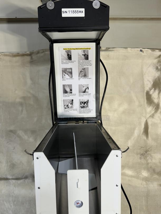 One Good West Industrial Creamer Machine, model# GW2 / GW3 115 Volts, powered on when tested, 10X22X26 - Image 3 of 4