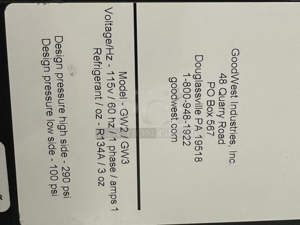 One Good West Industrial Creamer Machine, model# GW2 / GW3 115 Volts, powered on when tested, 10X22X26 - Image 4 of 4