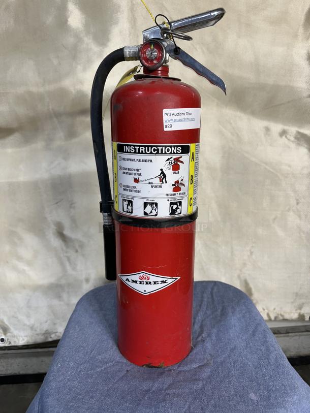 One Amerex Fire Extinguisher 6X20 - Image 1 of 2