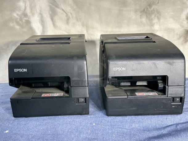 One Epson Receipt Printer, Model# TM-H6000IV 8X10X8 - Image 1 of 4