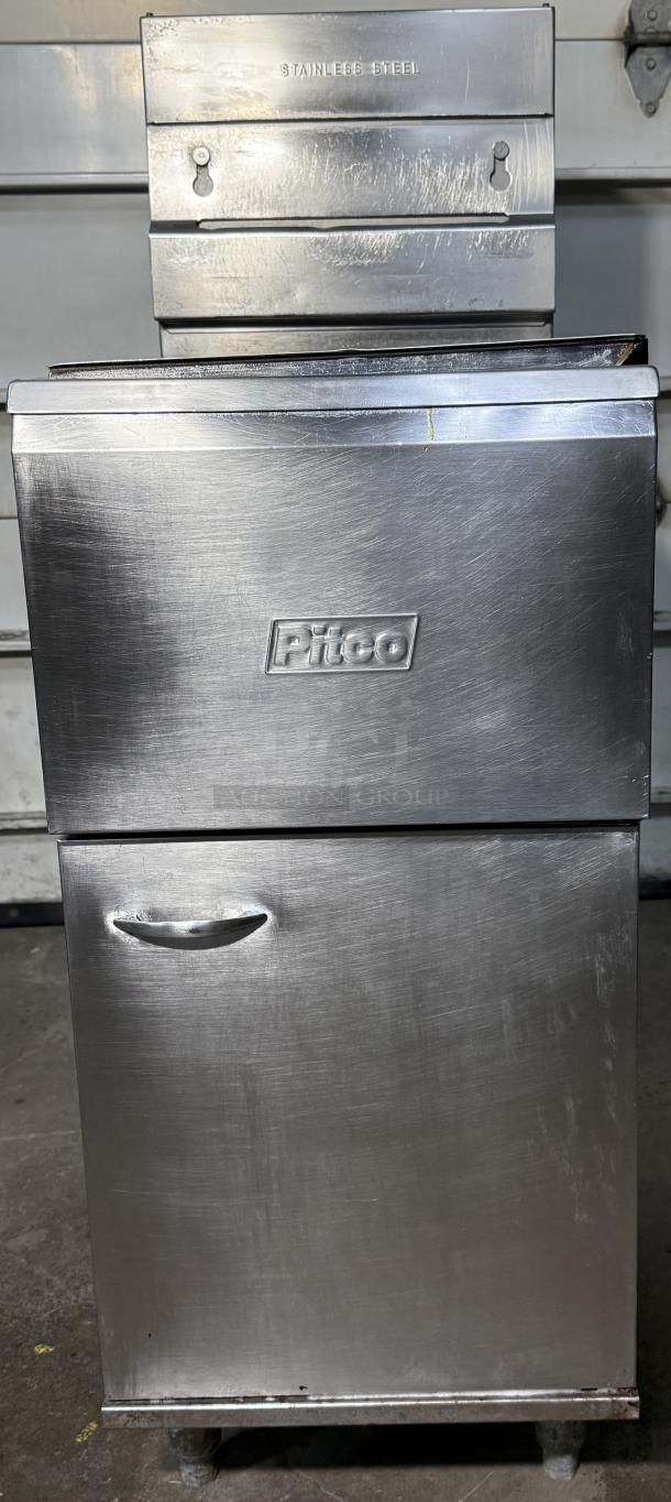 PITCO Commercial Deep Fryer 45-50 pounds, 120000BTU, 15.5X30X46 GAS Powered - Image 1 of 4