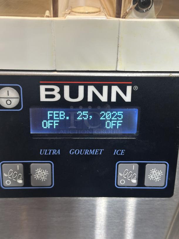 Clean Bunn ULTRA -2 16 3/5" Frozen Drink Slushy Machine w/ (2) 3-gal Bowls - 120v Tested and Working!
Summers Coming! - Image 2 of 5