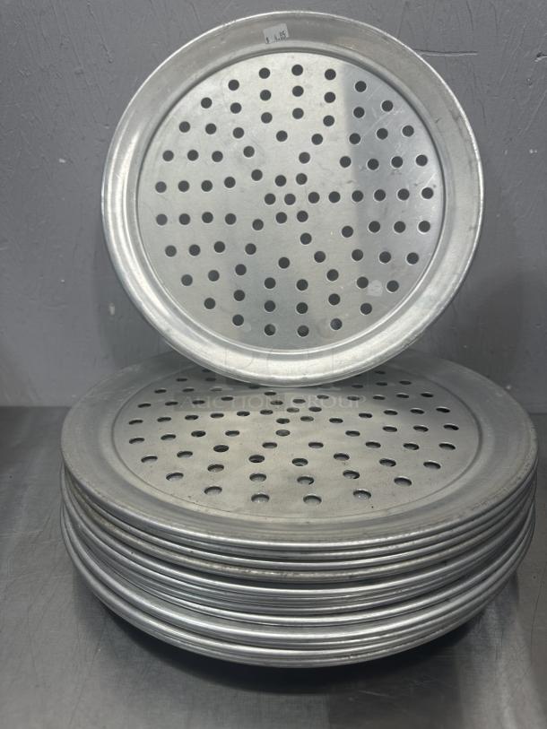 NEW 12" round Aluminum Pizza Pan - Image 2 of 2