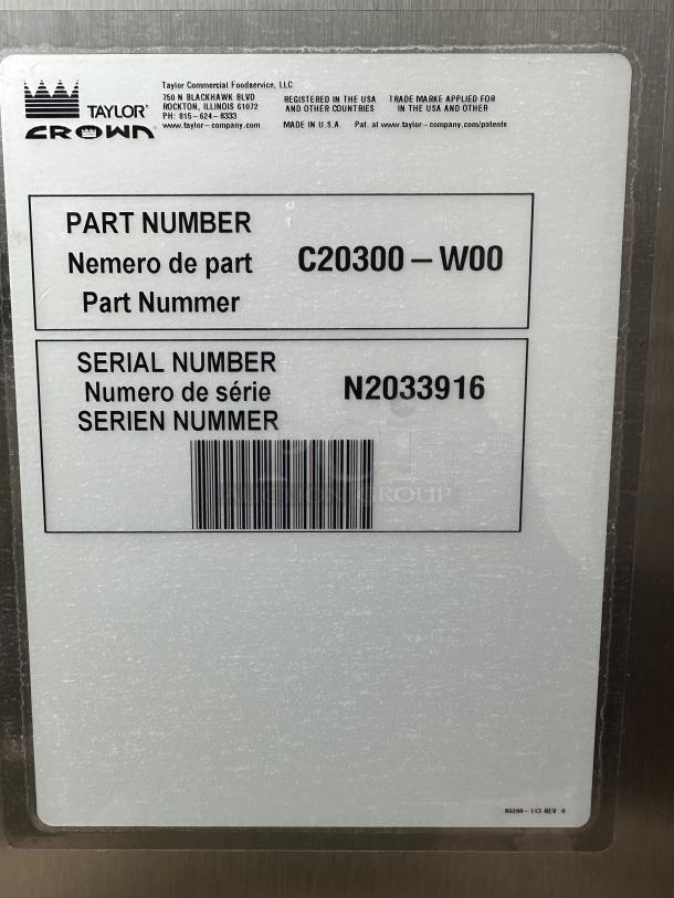 New! Taylor Crown Base Cart on Casters Model # C20300-W00 - Image 4 of 4