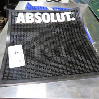 One Absolut 13X14 Bar Mat.