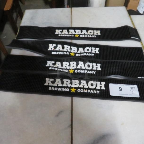 Karbach Bar Mat. 4XBID - Image 1 of 1