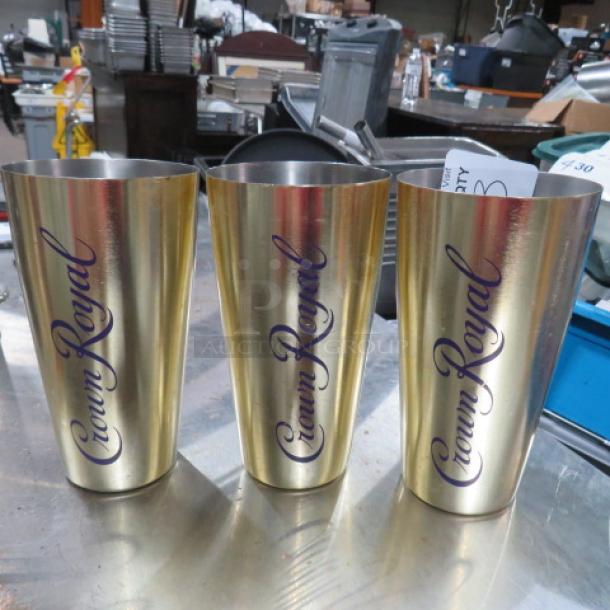 Crown Royal Mixing Glass. 3XBID - Image 1 of 1