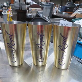 Crown Royal Mixing Glass. 3XBID