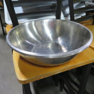 One Stainless Steel Mixing Bowl.