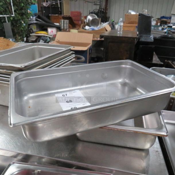 One Full Size 4 Inch Deep Hotel Pan. - Image 1 of 1