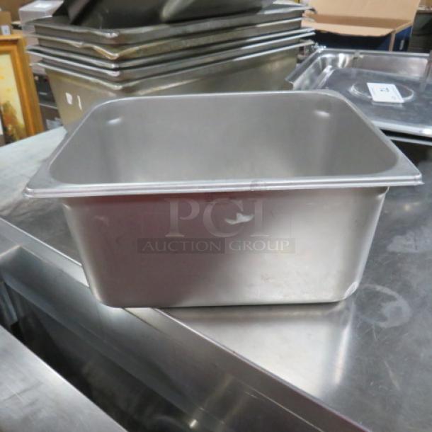 One 1/2 Size 6 Inch Deep Hotel Pan. - Image 1 of 1
