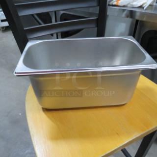 1/3 Size 6 Inch Deep Hotel Pan. 3XBID