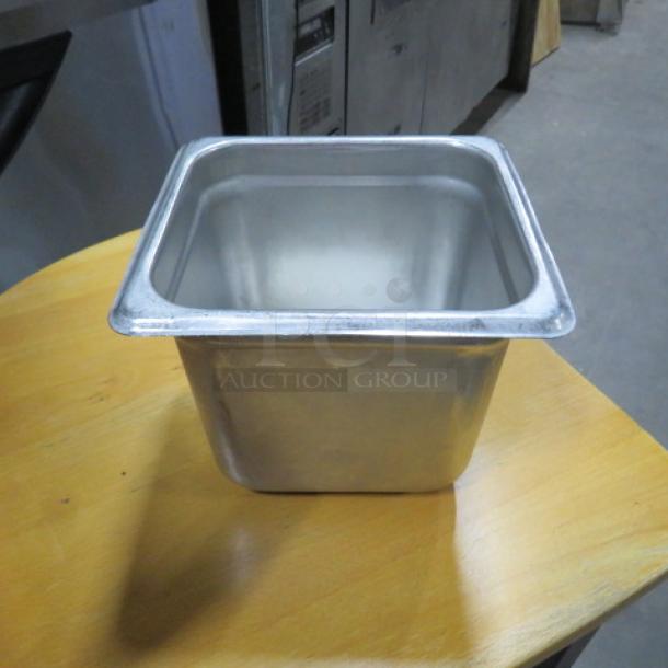 1/6 Size 6 Inch Deep Hotel Pan. 5XBID - Image 1 of 1