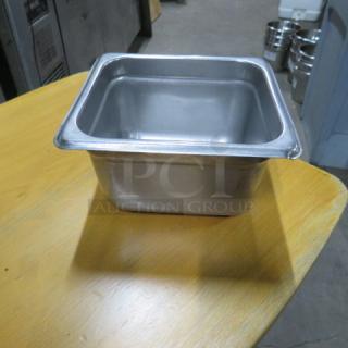 1/6 Size 4 Inch Deep Hotel Pan. 5XBID