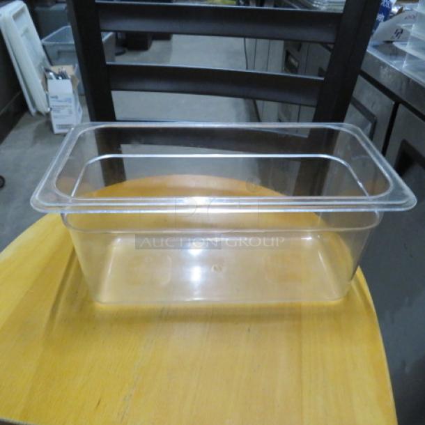 1/3 Size 6 Inch Deep Food Storage Container. 5XBID - Image 1 of 1
