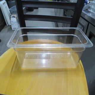 1/3 Size 6 Inch Deep Food Storage Container. 5XBID