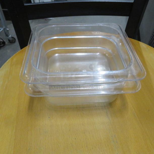 1/6 Size 2.5 Inch Deep Food Storage Container. 2XBID - Image 1 of 1