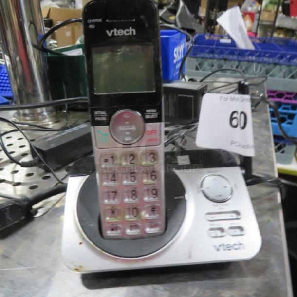 One V-Tech Cordless Phone. - Image 1 of 1