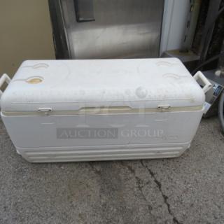 One Igloo Cooler.