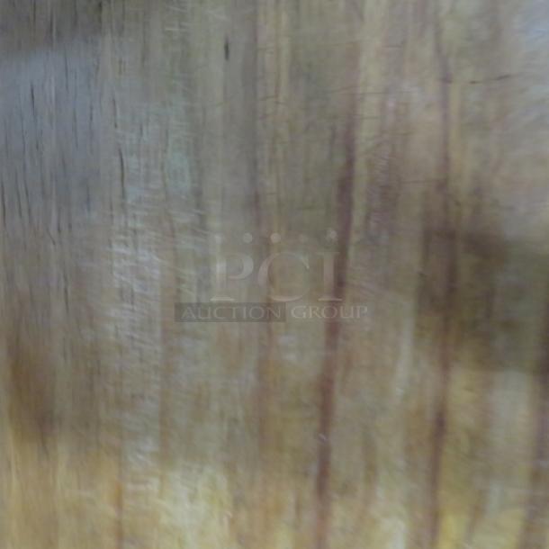 One 2 Inch Thick Butcher Block Table Top. 60X24X2 - Image 2 of 2