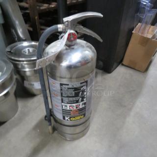 One K Guard Extinguisjer.