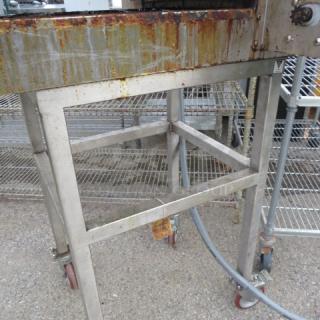 One Metal Stand On Casters.