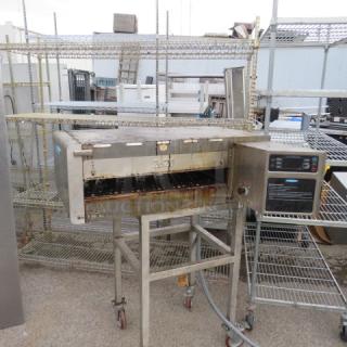 One Turbochef Ventless Conveyor Pizza Oven. Model# HCW2620. 208-240 Volt. 3 Phase. No Conveyor.