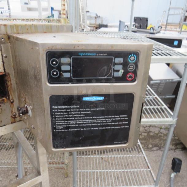 One Turbochef Ventless Conveyor Pizza Oven. Model# HCW2620. 208-240 Volt. 3 Phase. No Conveyor - Image 2 of 3