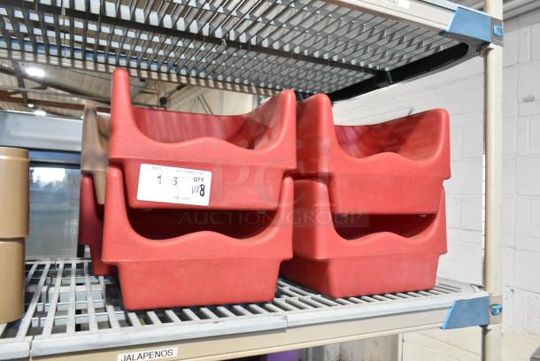 8 Red Poly Booster Seats. 8 Times Your Bid! - Image 4 of 6