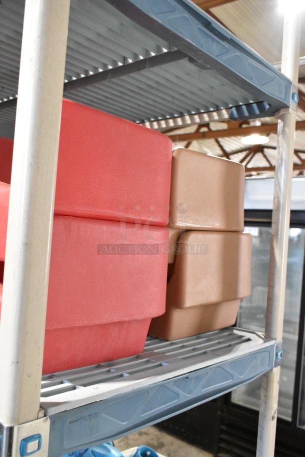 8 Red Poly Booster Seats. 8 Times Your Bid! - Image 6 of 6