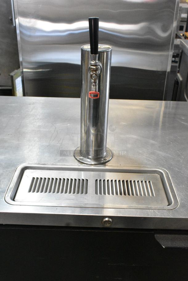 Beverage Air DD58HC-1-B Metal Commercial Direct Draw Kegerator w/ 2 Beer Towers. 115 Volts, 1 Phase. Tested and Powers On But Does Not Get Cold - Image 4 of 9