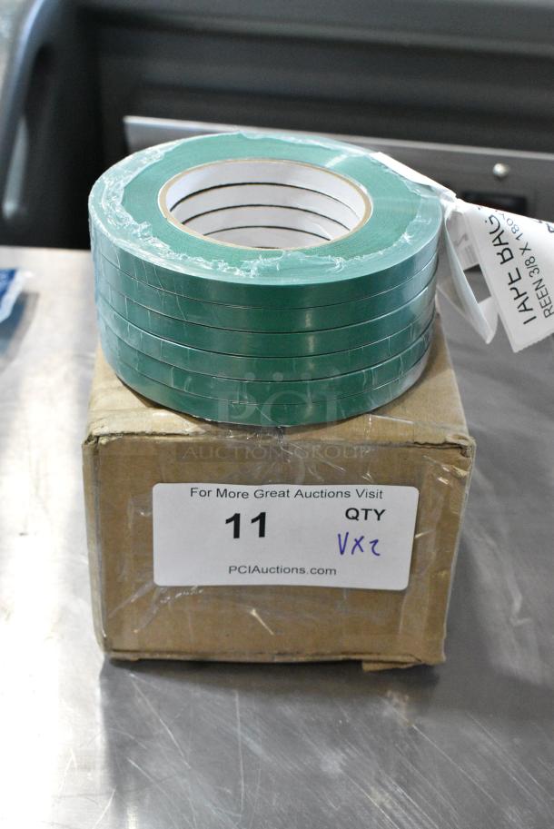 2 BRAND NEW SCRATCH AND DENT! Items Including 562BAGTGRN38180 Lavex Green Poly Bag Sealer Tape 0.38" x 180 Yards (9mm x 165m) - 16/Pack and Avantco 17815350 Temperature Control. 2 Times Your Bid! - Image 1 of 6