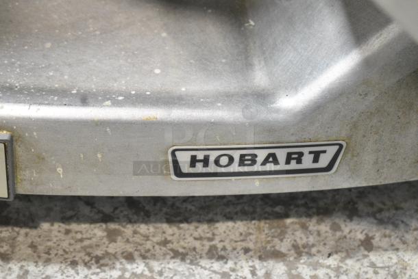Hobart HS6 Stainless Steel Commercial Countertop Meat Slicer w/ Blade Sharpener. Missing Arm and Carriage. 120 Volts, 1 Phase. Tested and Working! - Image 5 of 8
