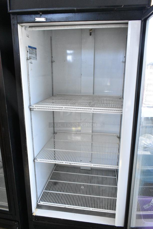 Beverage Air Metal Commercial Single Door Reach In Cooler Merchandiser w/ Poly Coated Racks. 115 Volts, 1 Phase. Tested and Working! - Image 3 of 4