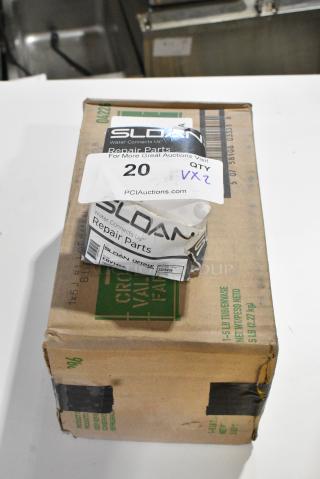 2 BRAND NEW SCRATCH AND DENT! Items Including Sloan EBV136A Solenoid Assembly and Avantco 17819253 Black Door Handle. 2 Times Your Bid!